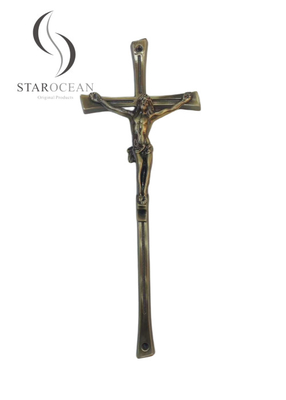 맞춤형 고대 청동 금속 장례 십자가 39*15cm SGS 인증 ZJ-01